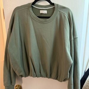 Velvet Green Sweatshirt